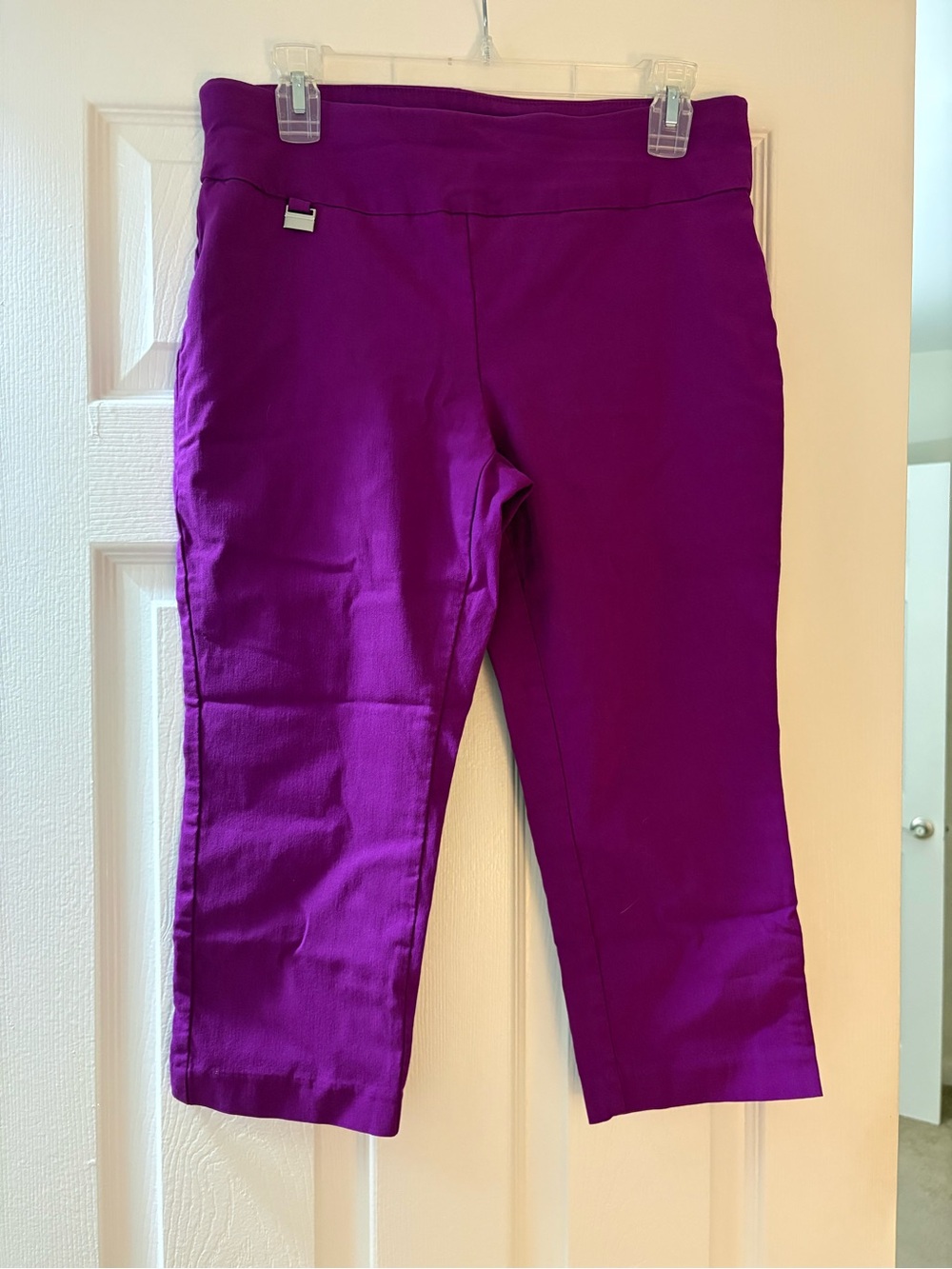 Alfani Bright Purple Cropped Pants